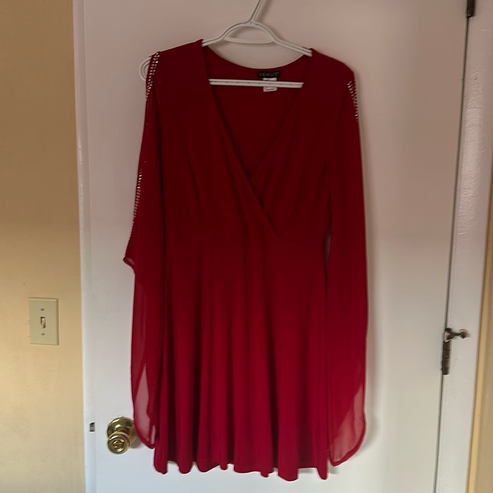 Women’s red dress